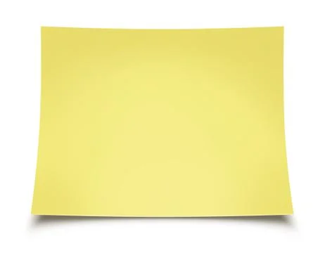 Post-it Note Paper illustration, digital painting Stock Illustration