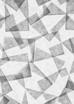 Post it notes arranged and overlapping, above a light source. Stockfoto's