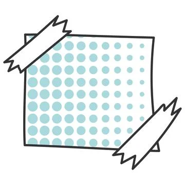 Post it notes sketch icon Hand Draw Vector Stock Illustration