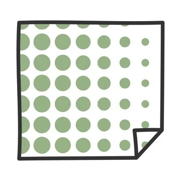 Post it notes sketch icon Hand Draw Vector Stock Illustration