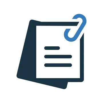 Post-it notes, sticky note icon Stock Illustration