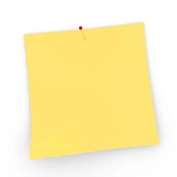 Post it - with small pin Illustration