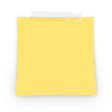 Post it - taped Stock Illustration
