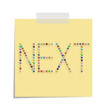 Post next 스톡 일러스트