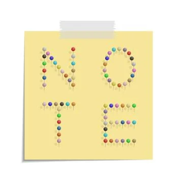 Post note イラスト素材