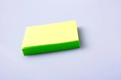 Post note sticker for taking notes on white background Stock Photos