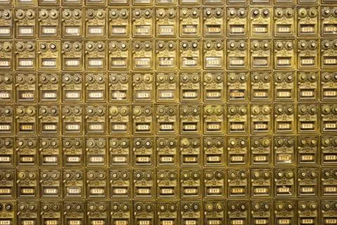 Post Office Boxes Stock Photos