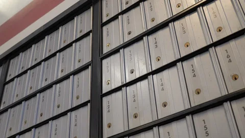 Post Office Boxes At Post Office 動画素材 128755681