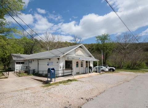 Post Office at Devil's Elbow, Missouri Stock Photos