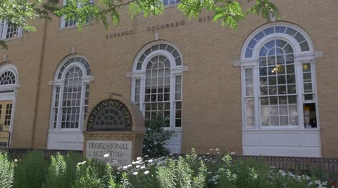 Post office in Durango Stock Footage 57397279