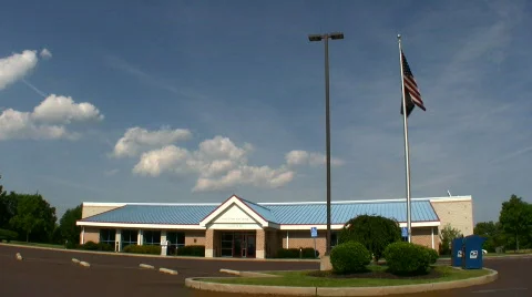 Post office full view Stock Footage 97956