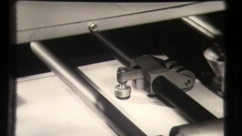 Post Office Mail Sorting Machine Mechanism Of Industrial Design Communication Stock Footage 130172593