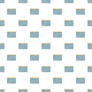 Post office mailboxes repeat pattern background illustration Illustration