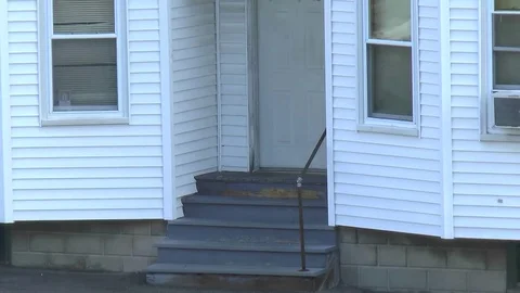 Post office mailman delivers letters, daily route Video stock 71353042