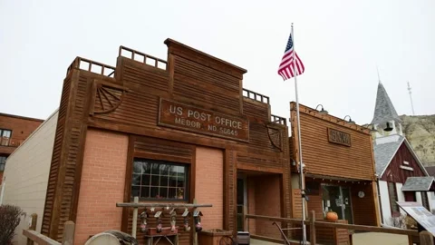 Post Office in North Dakota Stock Footage 224207266