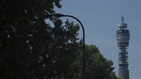 Post Office Tower Stock Footage 93210611