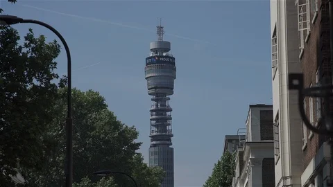 Post Office Tower Stock Footage 93210623