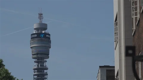 Post Office Tower Stock Footage 93210640