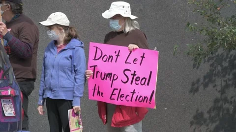 Post office workers rally to demand that congress act to save the postal service Video stock 139599703