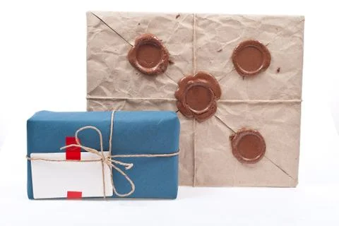 Post packages Stock Photos