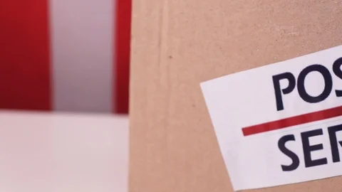 Post parcel concept Stock Footage 121842958
