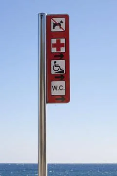 Post signs Stock Photos