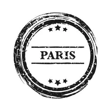 Post stamp, label or badge. Grunge imprint and postmark with text. Brown vintage Illustrazione stock