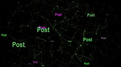 Post text against abstract  background Stock Illustration