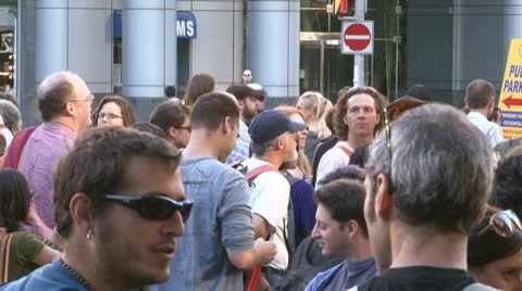 Post Toronto G-20 Protest Rally Stock Footage 10680197