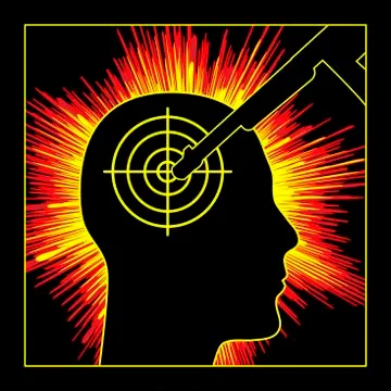 Post Traumatic Stress Disorder Stock Illustration