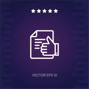 Post vector icon Illustrazione stock
