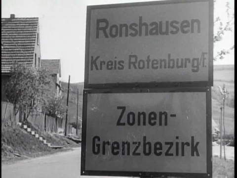 Post War U.S. military troops serve as a deterrent in other countries, throughƒ Stock Footage 75329036
