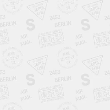 Postage stamp pattern Stock Illustration