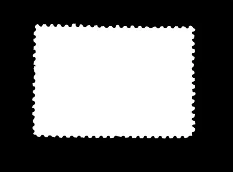 Postage stamp pattern Stock Photos