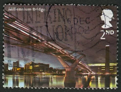 Postage stamp. Foto stock