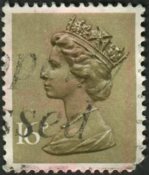 Postage stamp. Foto stock