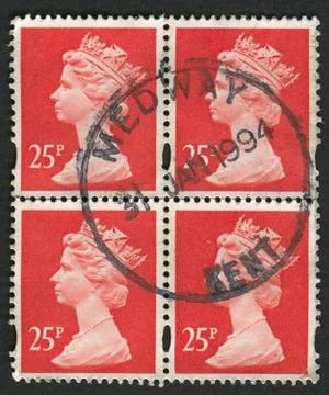 Postage stamp. Stock-Fotos