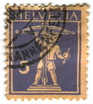 Postage stamp. Stock-Fotos