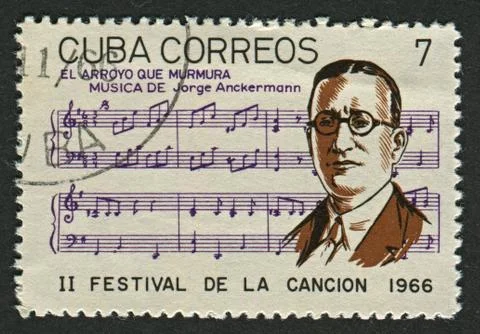 Postage stamp. Foto stock