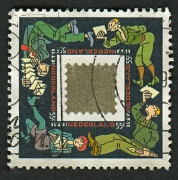 Postage stamp. Stock-Fotos