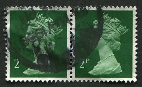Postage stamp. Stock-Fotos