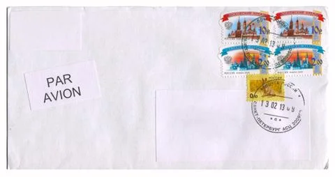 Postage stamp. Stock-Fotos