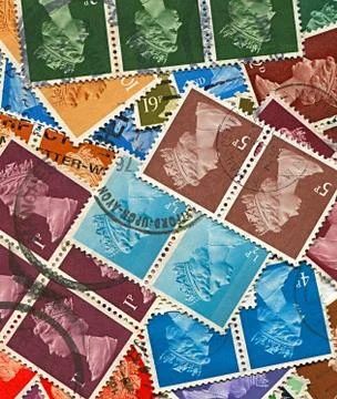 Postage stamp. 스톡 사진