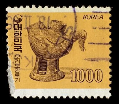 Postage stamp. Stock-Fotos