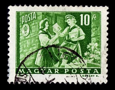 Postage stamp. Stock Photos