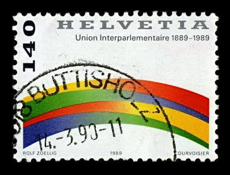 Postage stamp. Foto stock