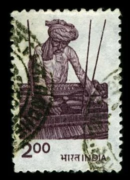 Postage stamp. Stock-Fotos