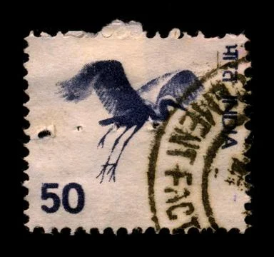 Postage stamp. Foto stock