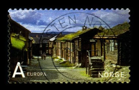 Postage stamp. Foto stock