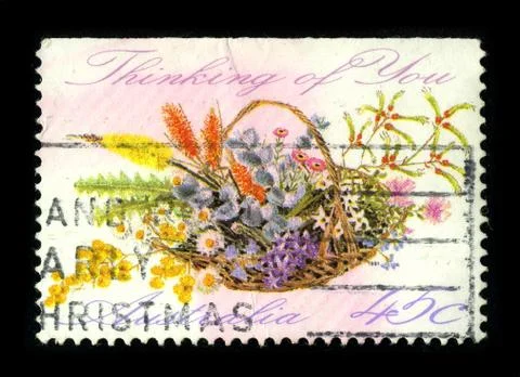 Postage stamp. 스톡 사진